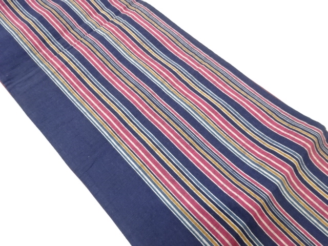 JAPANESE FUKURO OBI / TSUMUGI / WOVEN STRIPE